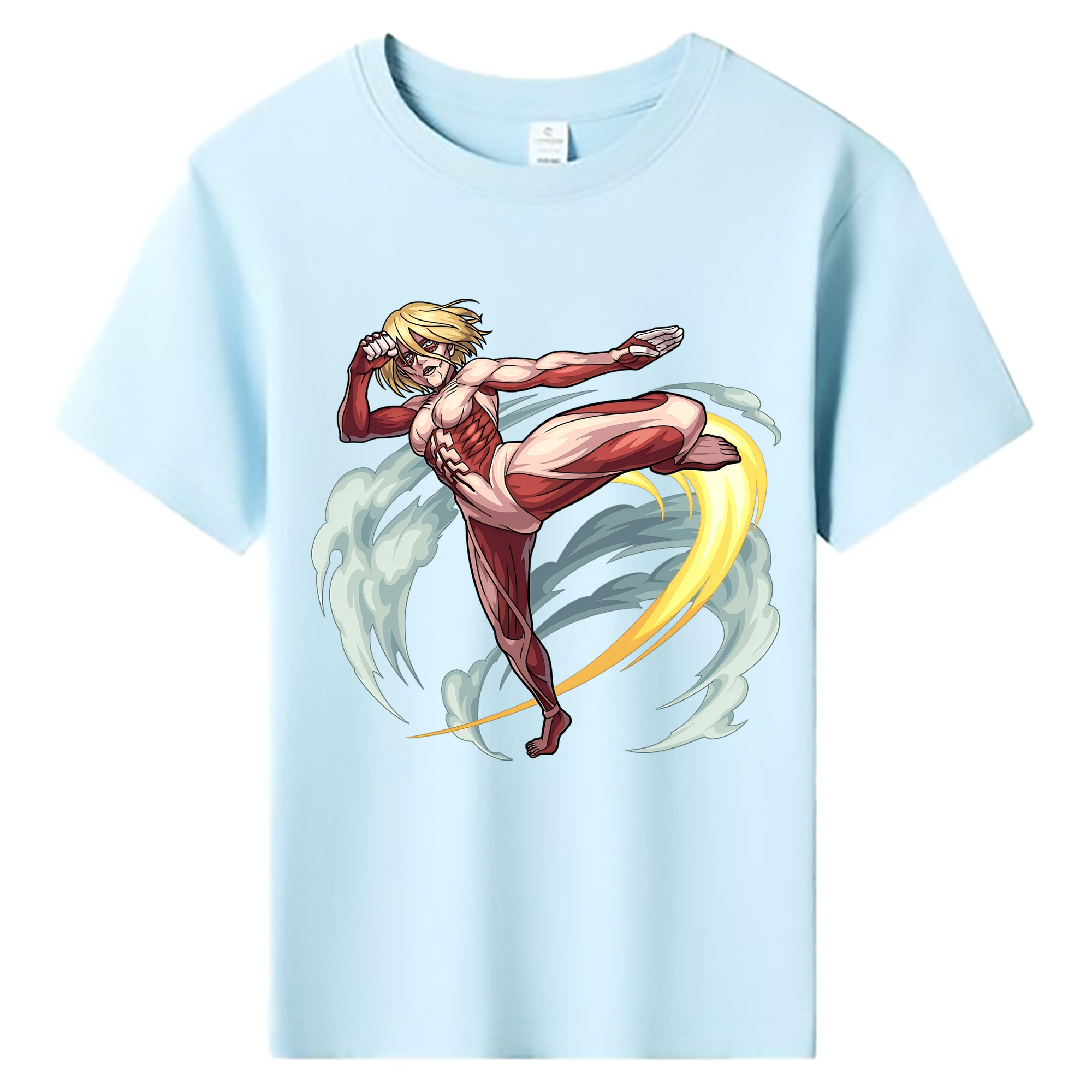 （画像用） 進撃の巨人 Attack on Titan 綿100％キッズTシャツ（フロントプリント）